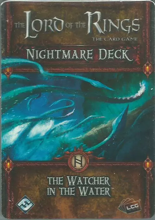 Fantasy Flight Games The Lord Of The Rings: The Card Game - Nightmare Deck: The Watcher In The Water 1 Fantasy Flight Games The Lord Of The Rings: The Card Game - Nightmare Deck: The Watcher In The Water