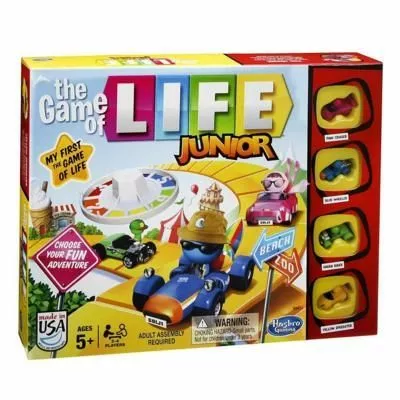 Hasbro The Game Of Life Junior Board Games 1 Hasbro The Game Of Life Junior Board Games