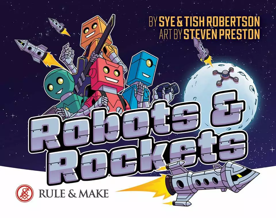 Rule & Make Robots & Rockets Board Games 1 Rule & Make Robots & Rockets Board Games