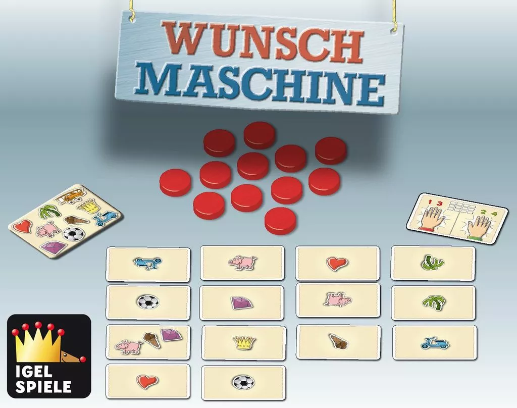 Igel Spiele Board Games Wunschmaschine (German Import) 2 Igel Spiele Board Games Wunschmaschine (German Import)