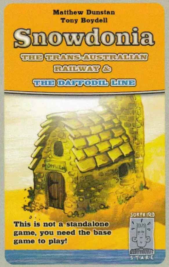 Surprised Stare Games Ltd Snowdonia: Trans-Australian Railway & The Daffodil Line Board Games 1 Surprised Stare Games Ltd Snowdonia: Trans-Australian Railway & The Daffodil Line Board Games
