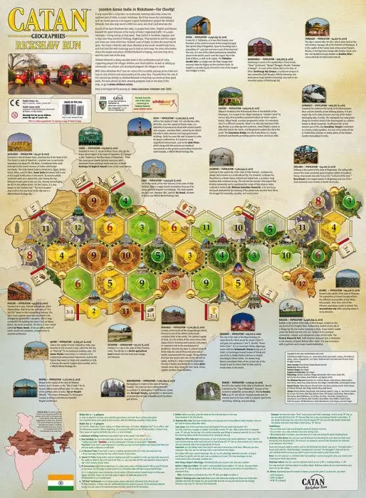 Mayfair Games Catan Scenario: Rickshaw Run 1 Mayfair Games Catan Scenario: Rickshaw Run