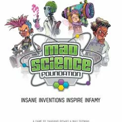 Cryptozoic Entertainment Board Games Mad Science Foundation