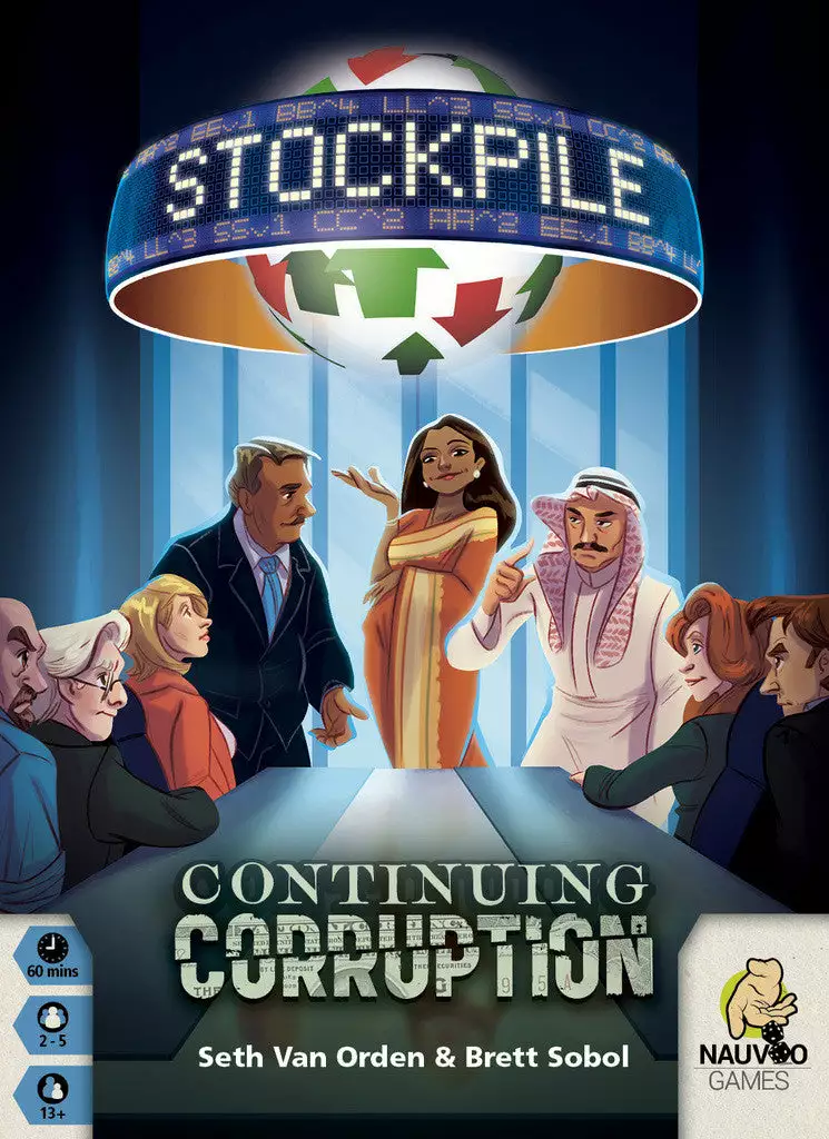 Nauvoo Games Stockpile: Continuing Corruption (Kickstarter Edition) Board Games 1 Nauvoo Games Stockpile: Continuing Corruption (Kickstarter Edition) Board Games