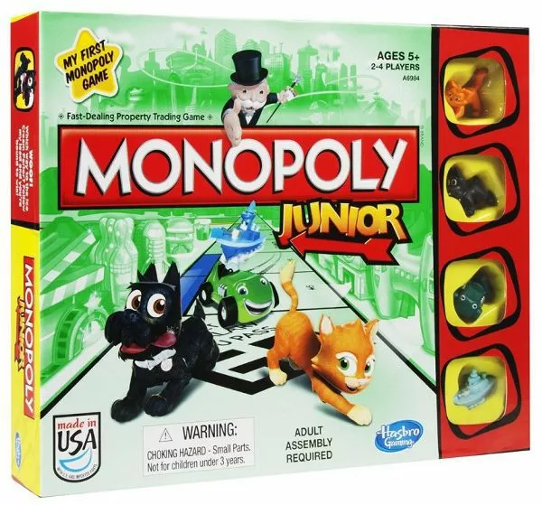 Hasbro Monopoly Junior Board Games 1 Hasbro Monopoly Junior Board Games