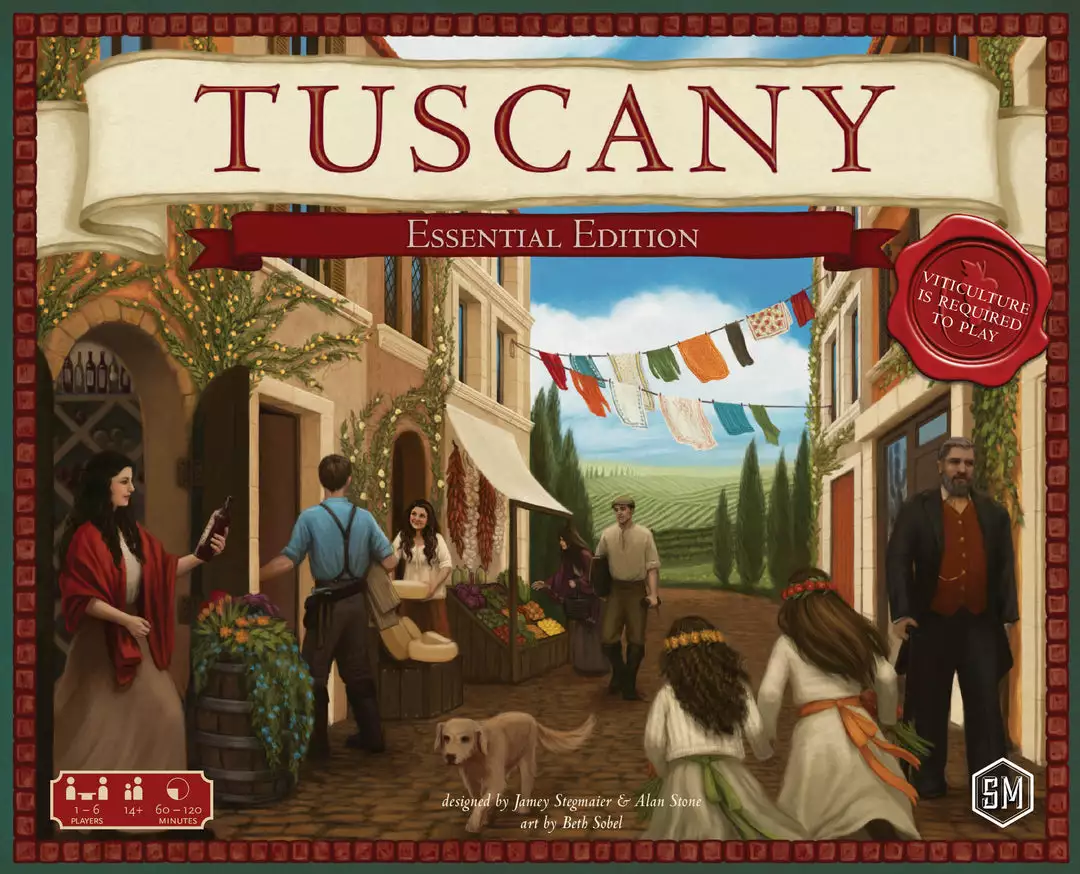 Stonemaier Games Board Games Tuscany Essential Edition 1 Stonemaier Games Board Games Tuscany Essential Edition