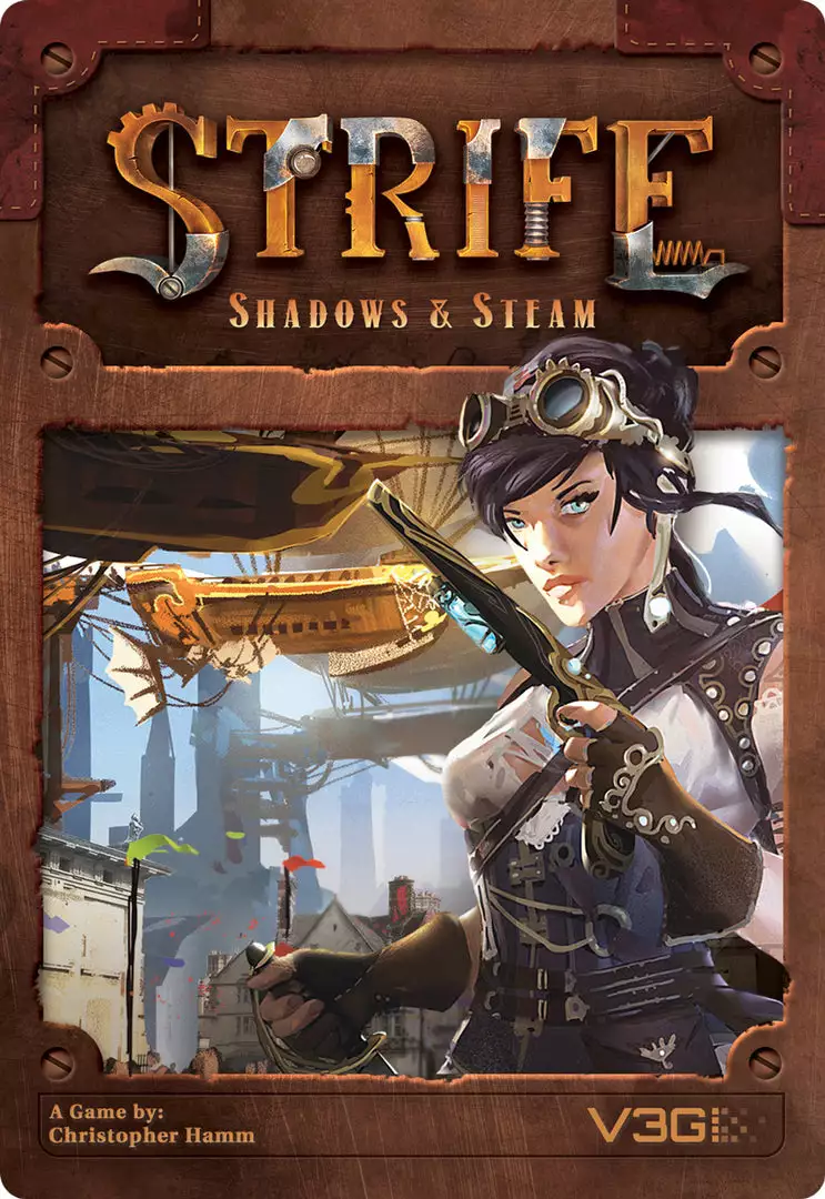 V3G Board Games Strife: Shadows And Steam 1 V3G Board Games Strife: Shadows And Steam
