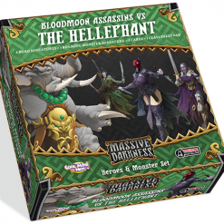CMON Limited Massive Darkness: Heroes & Monster Set - Bloodmoon Assassins Vs The Hellephant Board Games