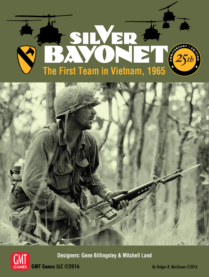 GMT Games Silver Bayonet: The First Team In Vietnam, 1965 (25th Anniversary Edition) 1 GMT Games Silver Bayonet: The First Team In Vietnam, 1965 (25th Anniversary Edition)