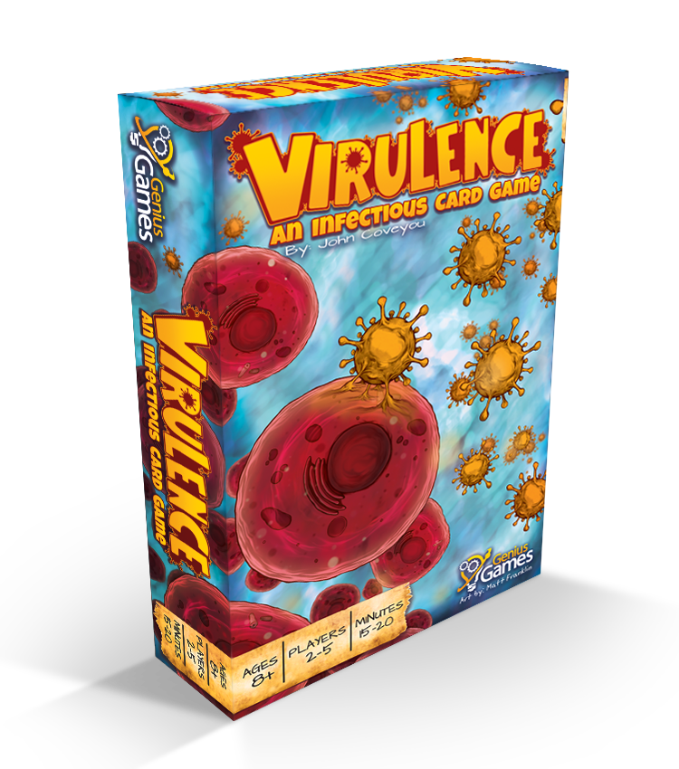 Genius Games Board Games Virulence: An Infectious Card Game 1 Genius Games Board Games Virulence: An Infectious Card Game