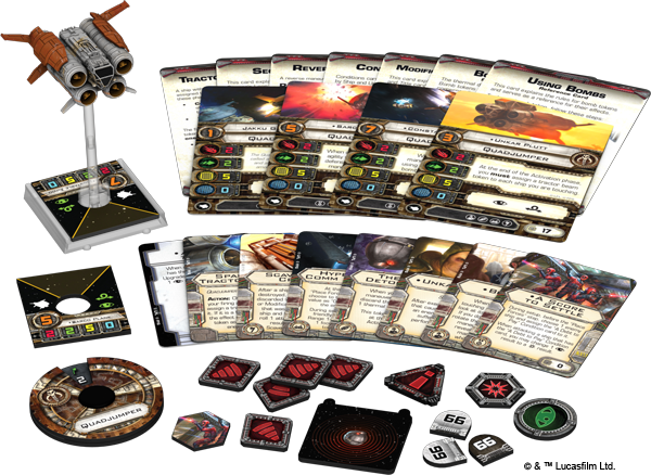 Fantasy Flight Games Star Wars: X-Wing Miniatures Game - Quadjumper Expansion Pack Board Games 1 Fantasy Flight Games Star Wars: X-Wing Miniatures Game - Quadjumper Expansion Pack Board Games