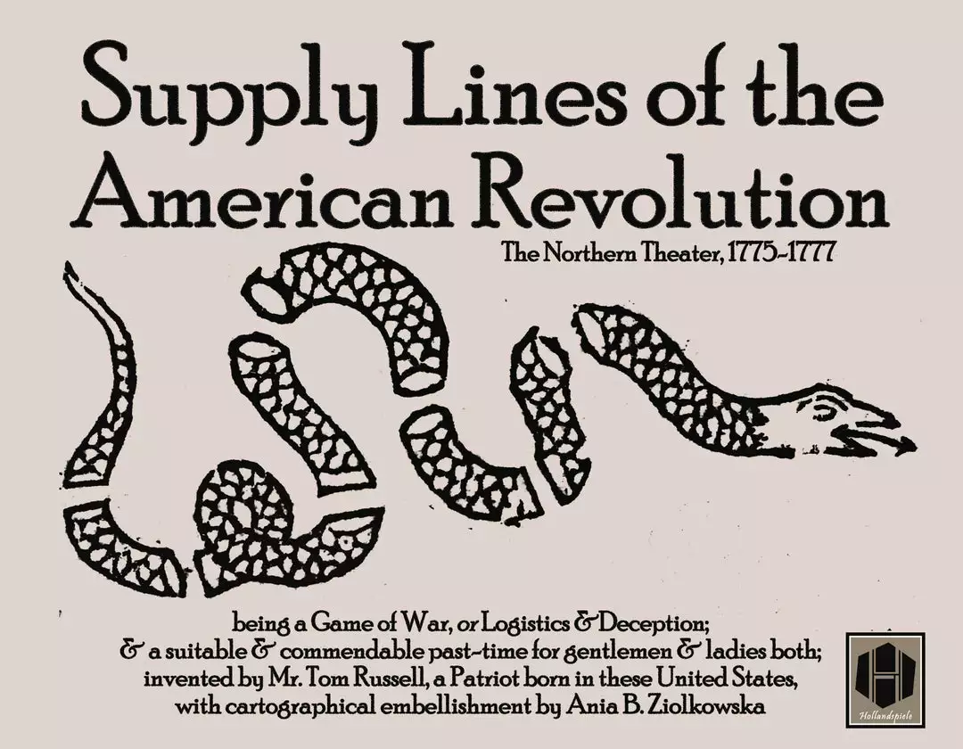 Hollandspiele Supply Lines Of The American Revolution: The Northern Theater, 1775-1777 Board Games 1 Hollandspiele Supply Lines Of The American Revolution: The Northern Theater, 1775-1777 Board Games
