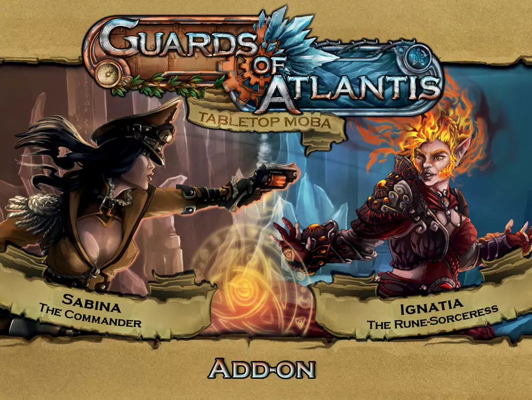 Wolff Designa Board Games Guards Of Atlantis: Sabina & Ignatia Character Pack 1 Wolff Designa Board Games Guards Of Atlantis: Sabina & Ignatia Character Pack