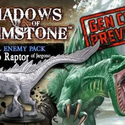 Flying Frog Productions Board Games Shadows Of Brimstone: Swamp Raptor Of Jargono XL Enemy Pack