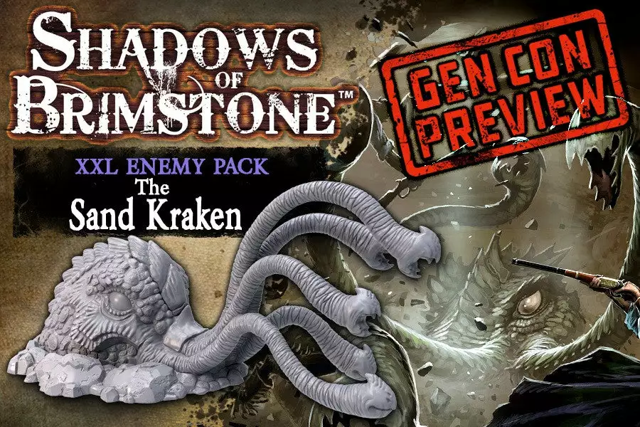 Flying Frog Productions Board Games Shadows Of Brimstone: Sand Kraken XXL Enemy Pack 1 Flying Frog Productions Board Games Shadows Of Brimstone: Sand Kraken XXL Enemy Pack
