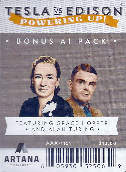 Artana Tesla Vs. Edison: Powering Up! - Bonus AI Pack Board Games 1 Artana Tesla Vs. Edison: Powering Up! - Bonus AI Pack Board Games