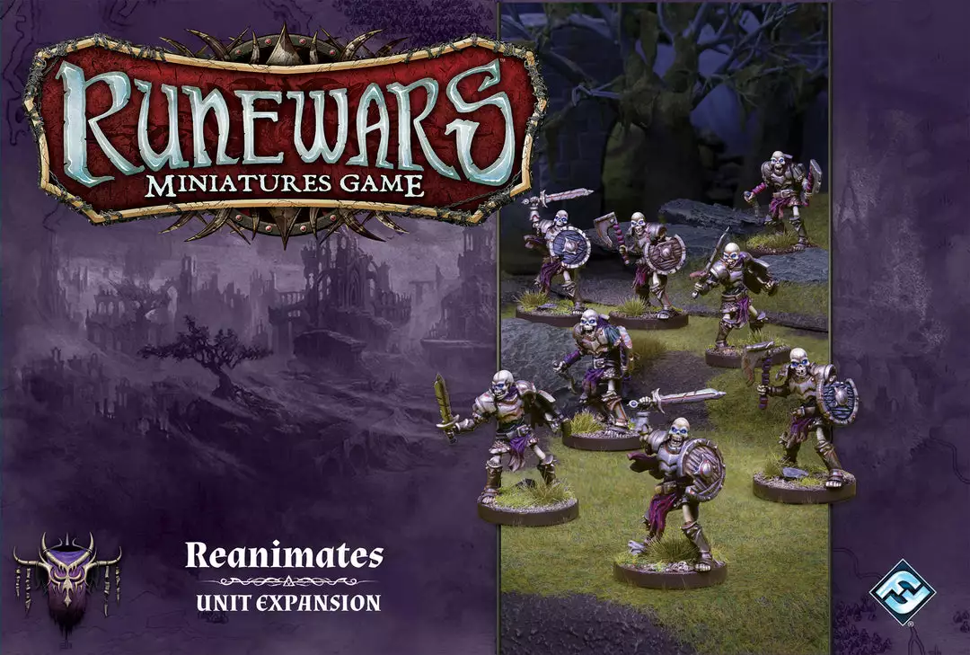 Fantasy Flight Games Runewars Miniatures Game: Reanimates - Unit Expansion 1 Fantasy Flight Games Runewars Miniatures Game: Reanimates - Unit Expansion