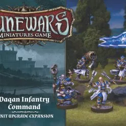 Fantasy Flight Games Runewars Miniatures Game: Daqan Infantry Command - Unit Upgrade Expansion Board Games