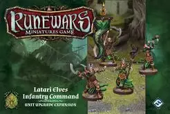 Fantasy Flight Games Runewars Miniatures Game: Latari Elves Infantry Command - Unit Upgrade Expansion