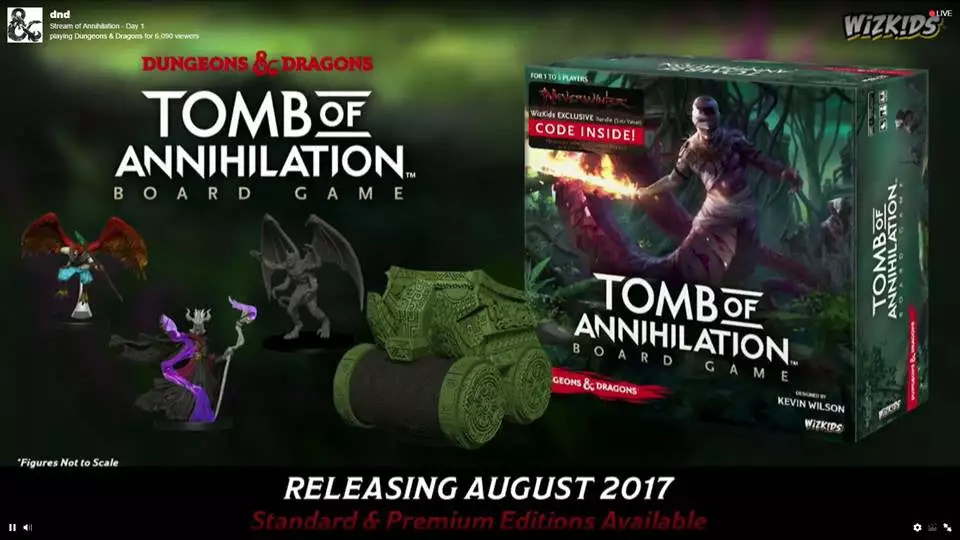 WizKids Dungeons & Dragons: Tomb Of Annihilation Board Game (Premium Edition) 1 WizKids Dungeons & Dragons: Tomb Of Annihilation Board Game (Premium Edition)
