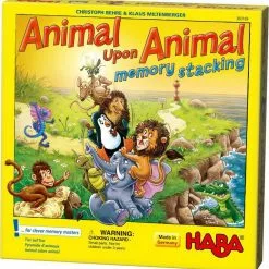 HABA Board Games Animal Upon Animal: Memory Stacking