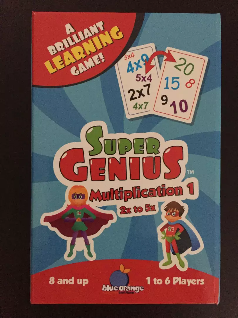 Blue Orange Games Super Genius: Multiplication 1 Board Games 1 Blue Orange Games Super Genius: Multiplication 1 Board Games
