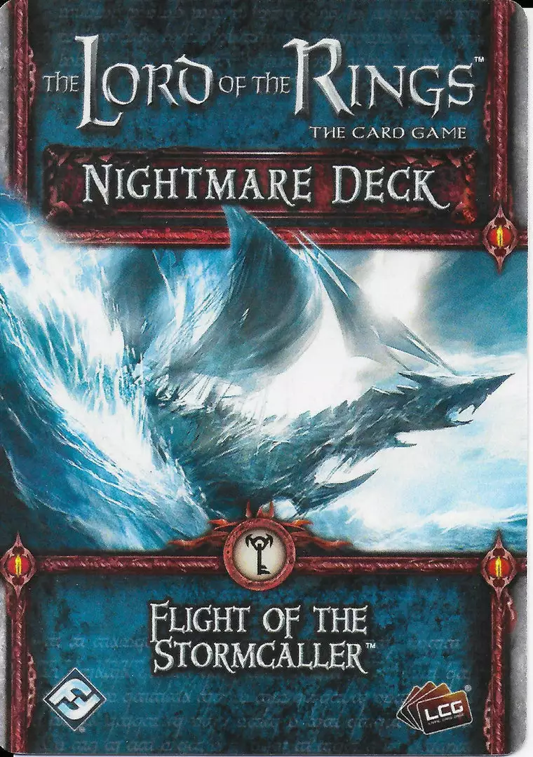 Fantasy Flight Games Board Games The Lord Of The Rings: The Card Game - Nightmare Deck: Flight Of The Stormcaller 1 Fantasy Flight Games Board Games The Lord Of The Rings: The Card Game - Nightmare Deck: Flight Of The Stormcaller