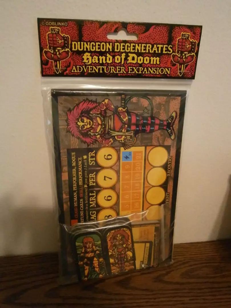Goblinko Dungeon Degenerates: Hand Of Doom - Adventurer Expansion Board Games 1 Goblinko Dungeon Degenerates: Hand Of Doom - Adventurer Expansion Board Games