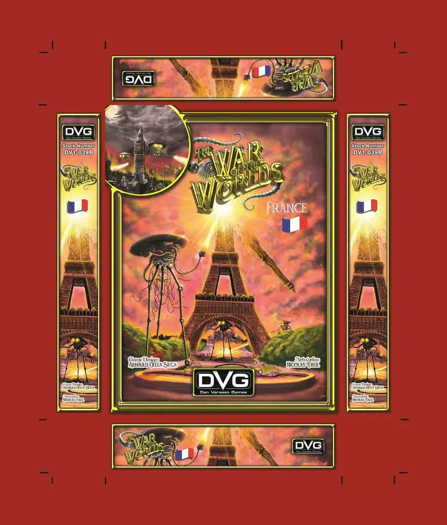 Dan Verssen Games (DVG) The War Of The Worlds: France Board Games 2 Dan Verssen Games (DVG) The War Of The Worlds: France Board Games