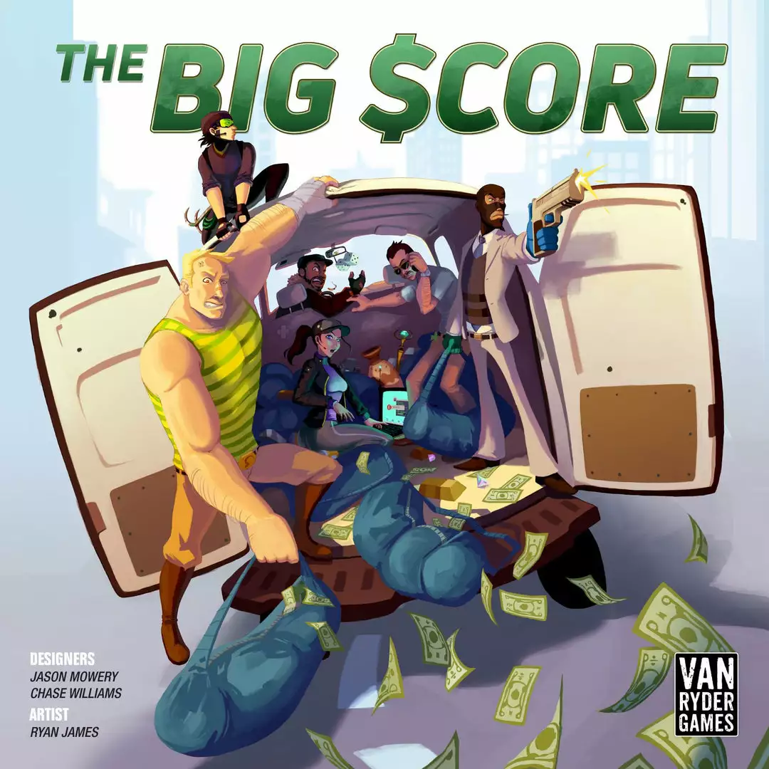 Van Ryder Games Board Games The Big Score + Upgrade Pack 3 Van Ryder Games Board Games The Big Score + Upgrade Pack