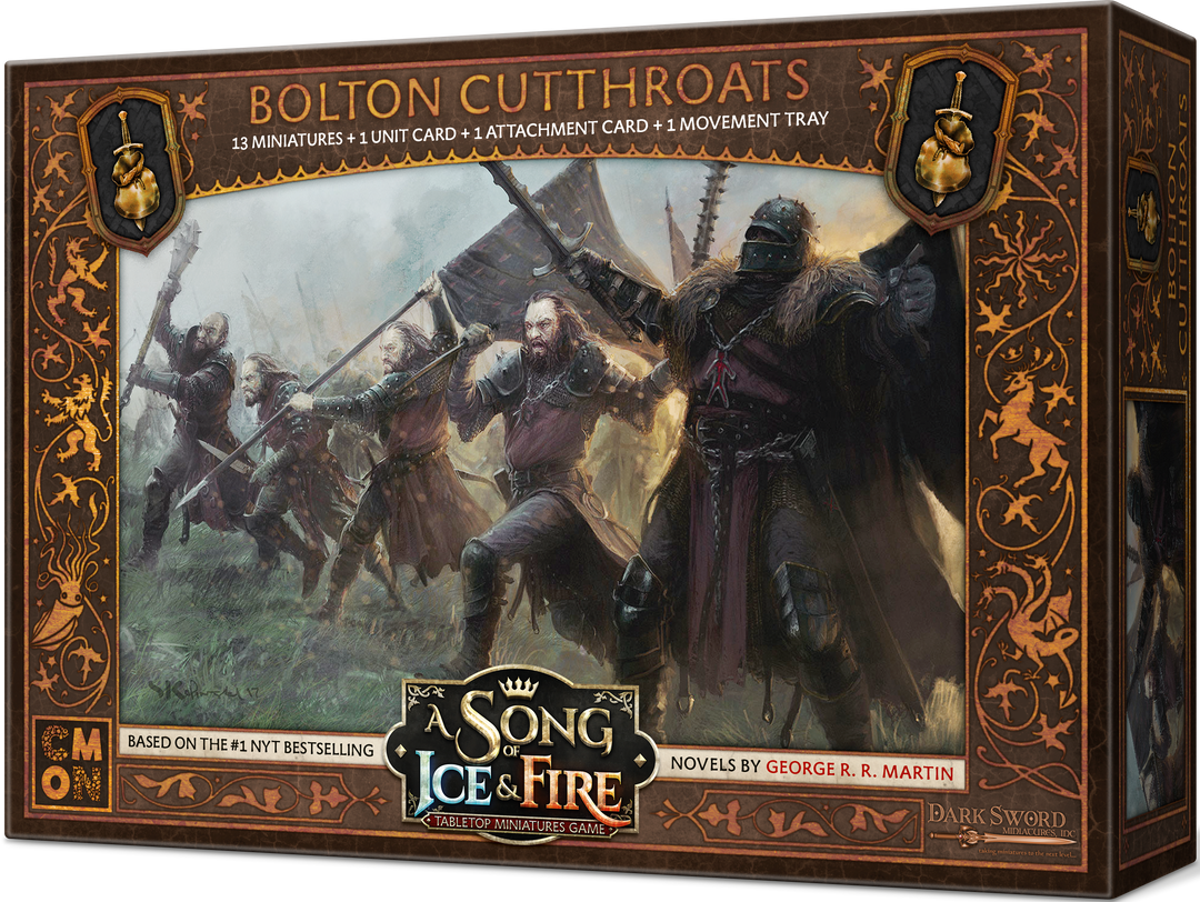 CMON Limited Board Games A Song Of Ice & Fire: Tabletop Miniatures Game - Bolton Cutthroats 1 CMON Limited Board Games A Song Of Ice & Fire: Tabletop Miniatures Game - Bolton Cutthroats