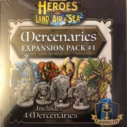 Gamelyn Games Board Games Heroes Of Land, Air & Sea: Mercenaries Expansion Pack #1