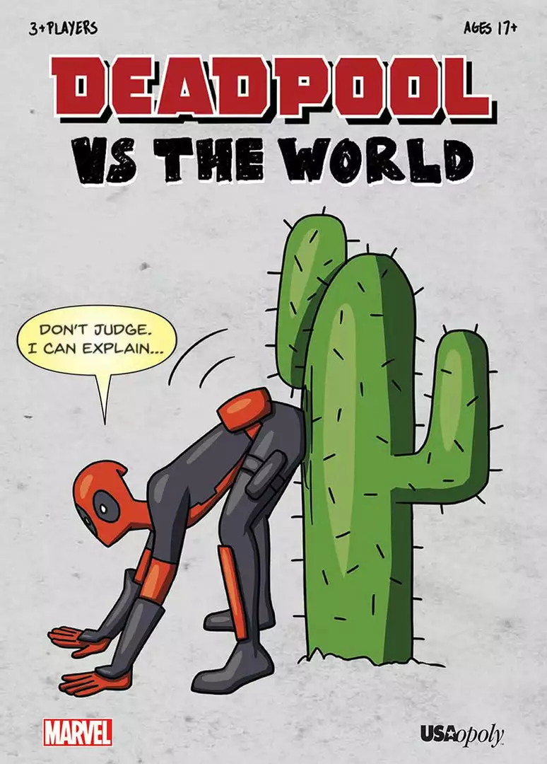 USAopoly Deadpool Vs The World Board Games 1 USAopoly Deadpool Vs The World Board Games