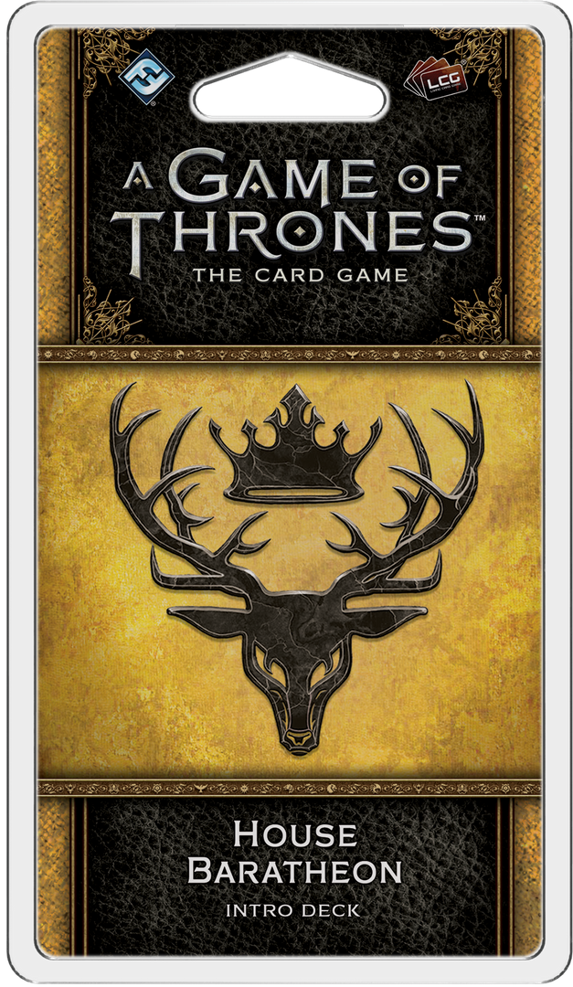 Fantasy Flight Games A Game Of Thrones: The Card Game (Second Edition) - House Baratheon Intro Deck 1 Fantasy Flight Games A Game Of Thrones: The Card Game (Second Edition) - House Baratheon Intro Deck