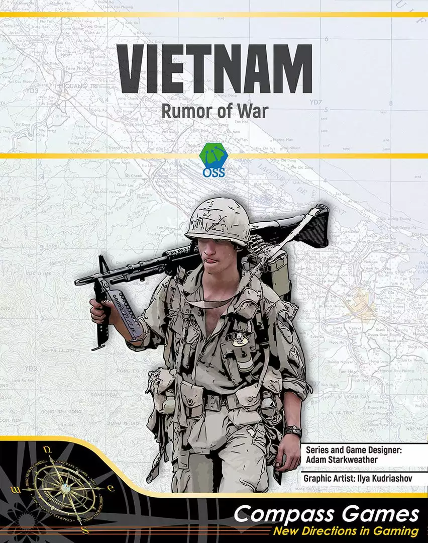 Compass Games Vietnam: Rumor Of War Board Games 1 Compass Games Vietnam: Rumor Of War Board Games