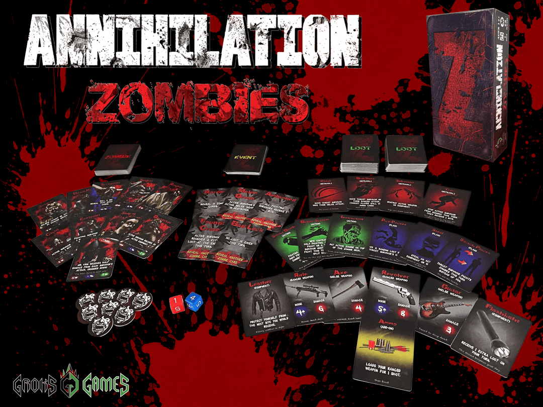 (Self-Published) Board Games Annihilation Zombies 1 (Self-Published) Board Games Annihilation Zombies