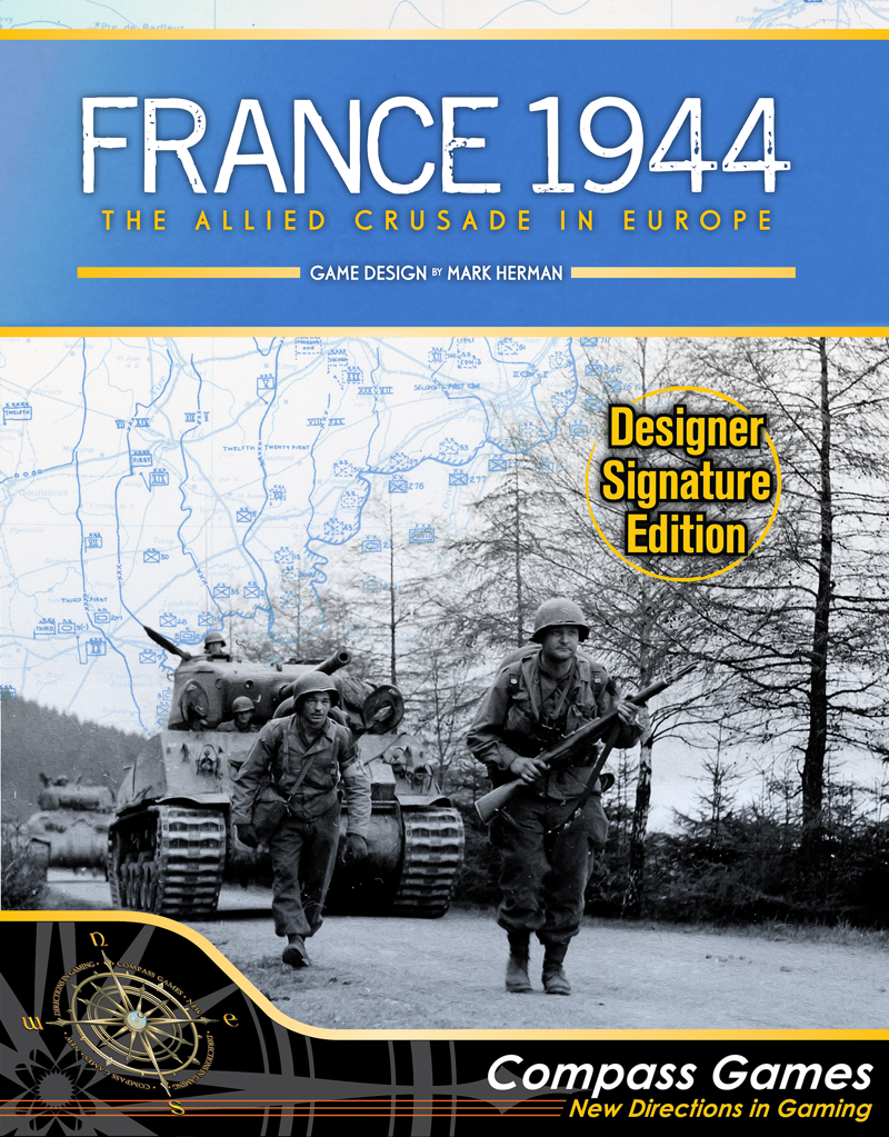Compass Games France 1944: The Allied Crusade In Europe – Designer Signature Edition 1 Compass Games France 1944: The Allied Crusade In Europe – Designer Signature Edition