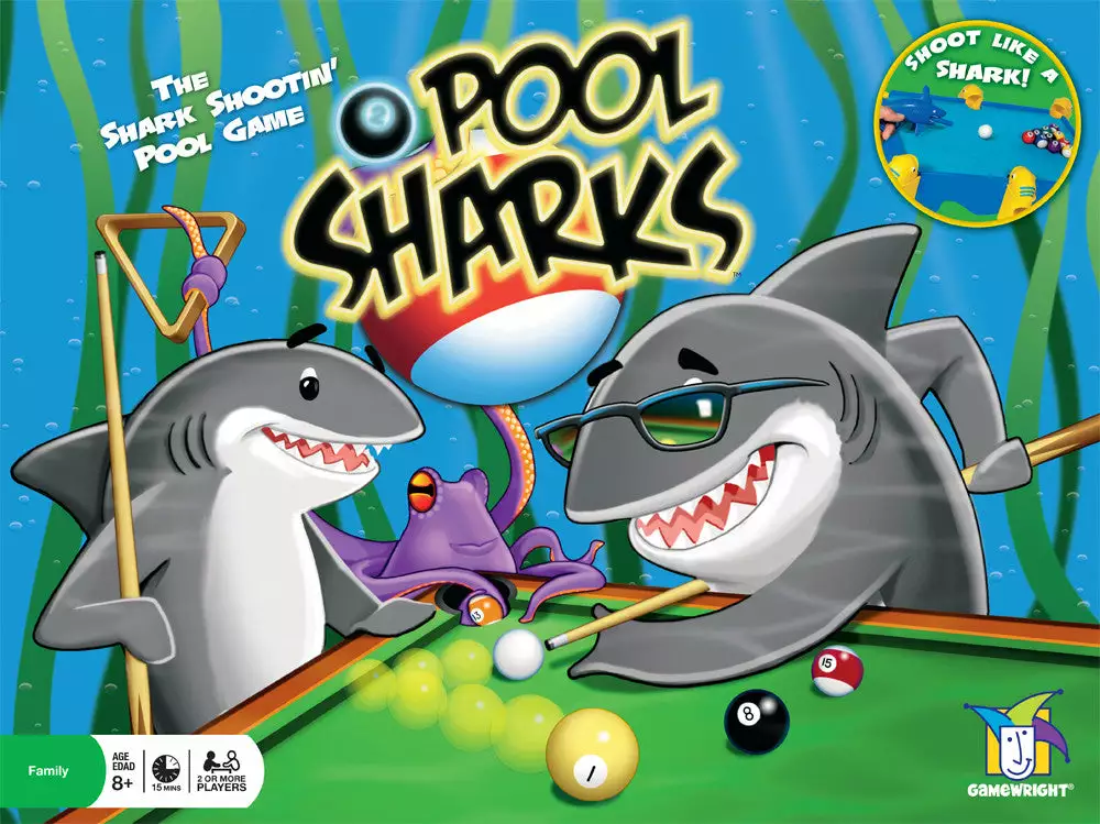 Gamewright Pool Sharks Board Games 1 Gamewright Pool Sharks Board Games