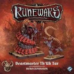 Fantasy Flight Games Runewars Miniatures Game: Beastmaster Th'Uk Tar - Hero Expansion Board Games