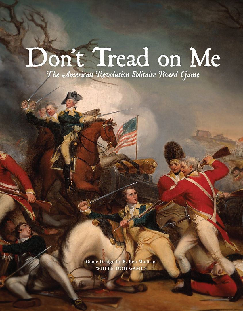 White Dog Games Don't Tread On Me: The American Revolution Solitaire Board Game 1 White Dog Games Don't Tread On Me: The American Revolution Solitaire Board Game