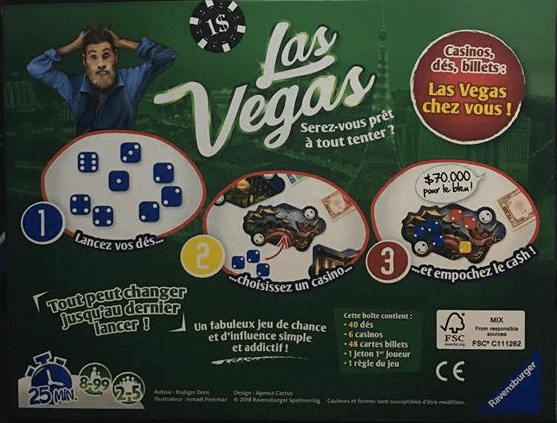 Ravensburger Board Games Las Vegas Classic (French Edition) 3 Ravensburger Board Games Las Vegas Classic (French Edition)