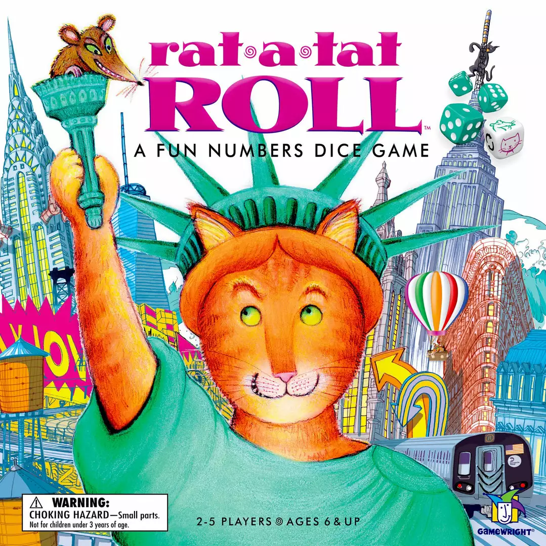 Gamewright Rat-a-Tat Roll 1 Gamewright Rat-a-Tat Roll