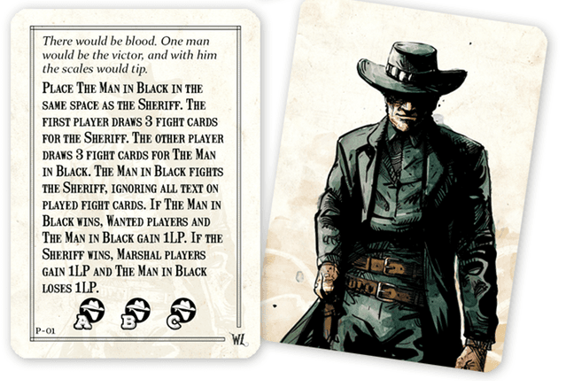 Kolossal Games Board Games Western Legends: Man In Black Promo Card 1 Kolossal Games Board Games Western Legends: Man In Black Promo Card