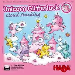 HABA Board Games Unicorn Glitterluck: Cloud Stacking