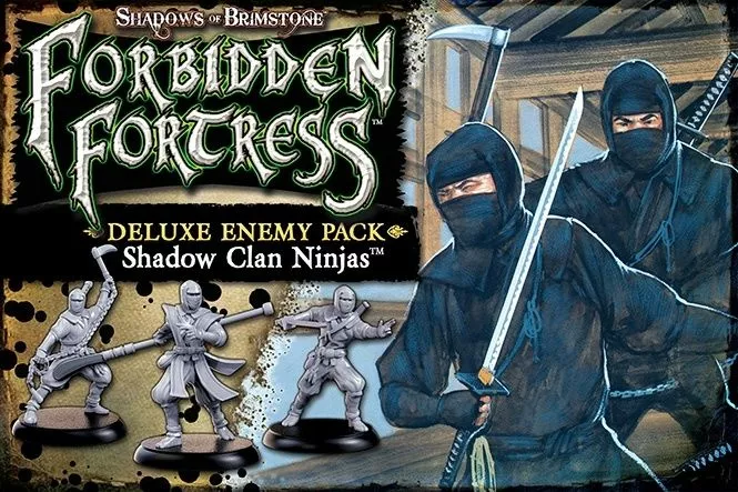 Flying Frog Productions Board Games Shadows Of Brimstone: Shadow Clan Ninja Deluxe Enemy Pack 1 Flying Frog Productions Board Games Shadows Of Brimstone: Shadow Clan Ninja Deluxe Enemy Pack