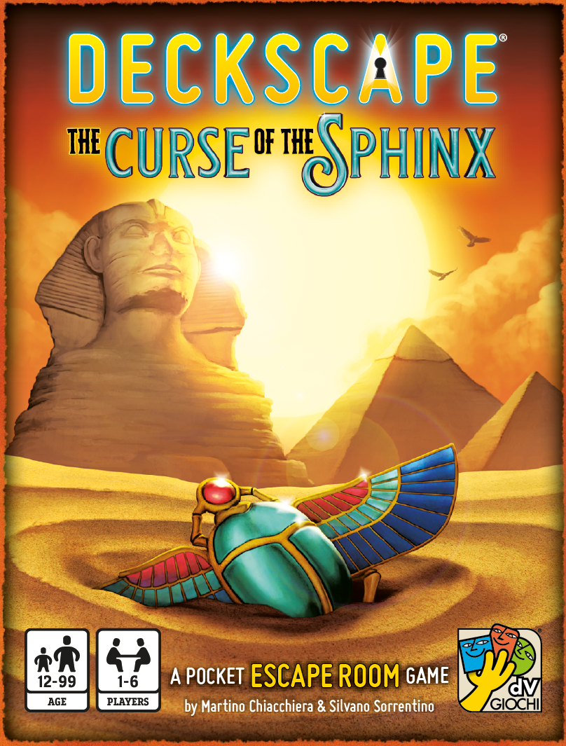 DV Giochi Deckscape: The Curse Of The Sphinx Board Games 1 DV Giochi Deckscape: The Curse Of The Sphinx Board Games