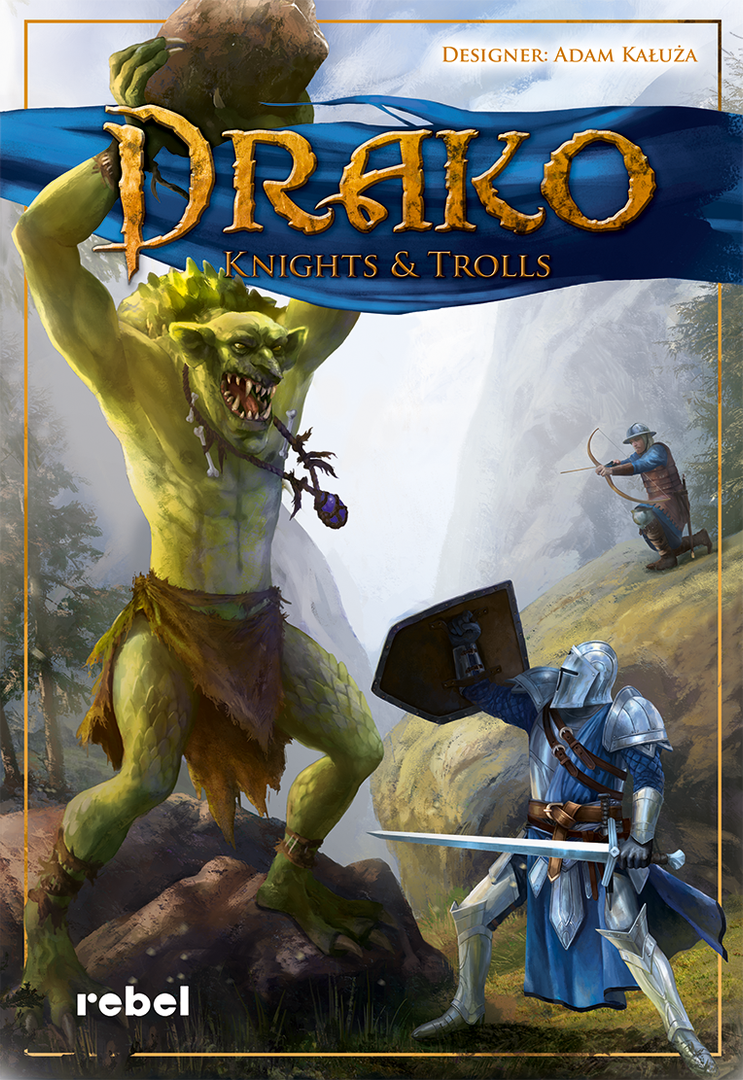 Rebel Board Games Drako: Knights & Trolls (Import) 1 Rebel Board Games Drako: Knights & Trolls (Import)