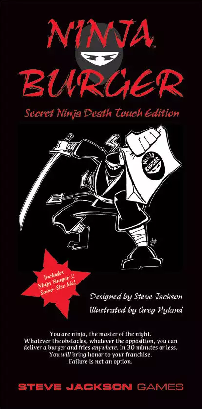 Steve Jackson Games Board Games Ninja Burger - Secret Ninja Death Touch Edition 1 Steve Jackson Games Board Games Ninja Burger - Secret Ninja Death Touch Edition