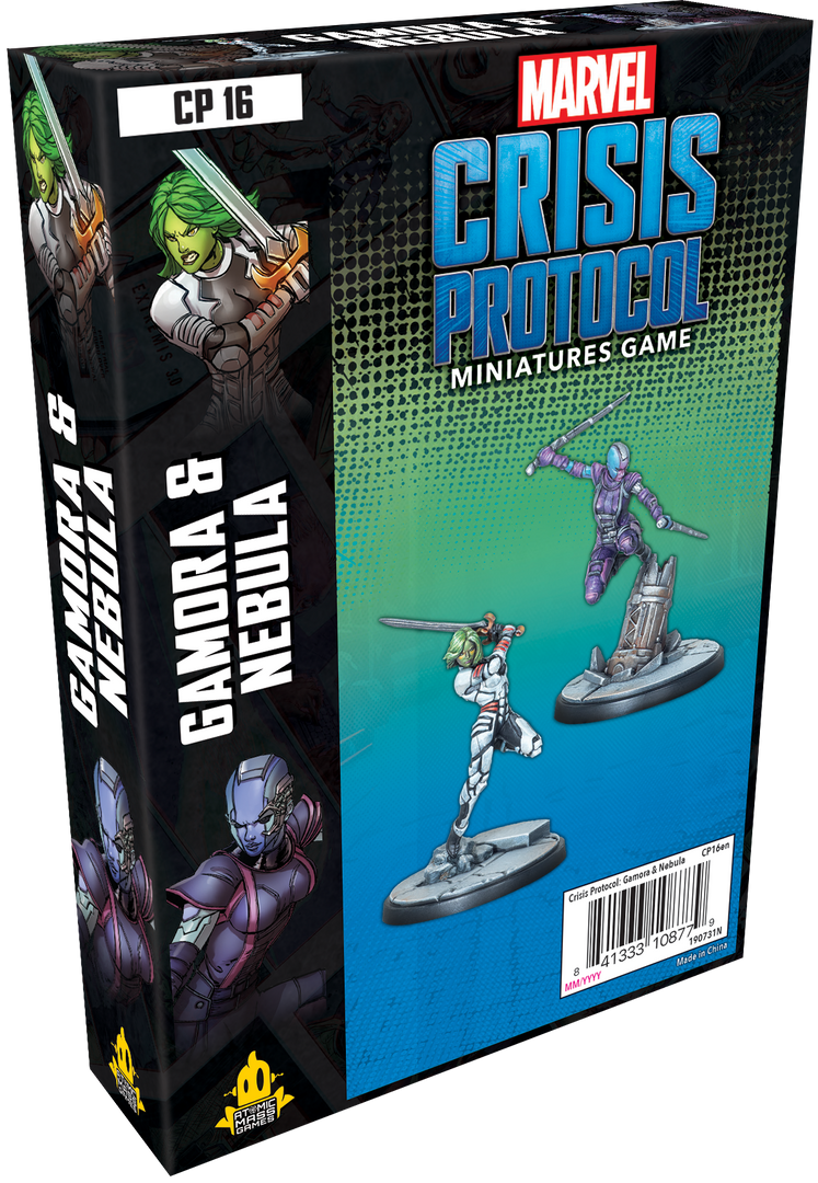Atomic Mass Games Marvel: Crisis Protocol – Gamora & Nebula Board Games 1 Atomic Mass Games Marvel: Crisis Protocol – Gamora & Nebula Board Games