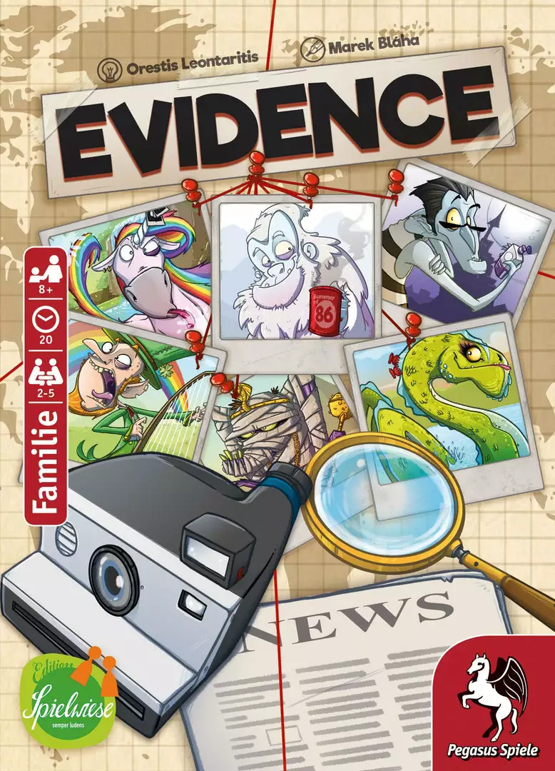 Pegasus Spiele Board Games Evidence 1 Pegasus Spiele Board Games Evidence